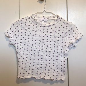 Tilly’s floral crop top